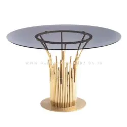 Coffee Table Tembaga dan Kuningan